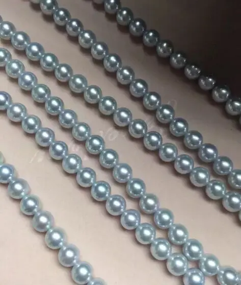 19" huge 38"7-8mm Natural south sea genuine white silvery overtone pearl necklace AA (0926)
19" huge 38"7-8mm Natural south sea genuine white silvery overtone pearl necklace AA (0926)