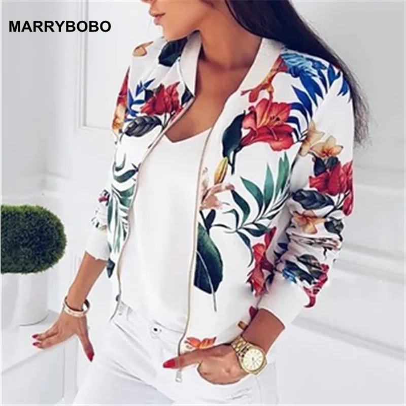 New 2019 Women Floral Print Bomber Jacket Retro Zipper Up Coat Casual Long Sleeve Basic Outerwear Female Short Biker Jackets
New 2019 Women Floral Print Bomber Jacket Retro Zipper Up Coat Casual Long Sleeve Basic Outerwear Female Short Biker Jackets
