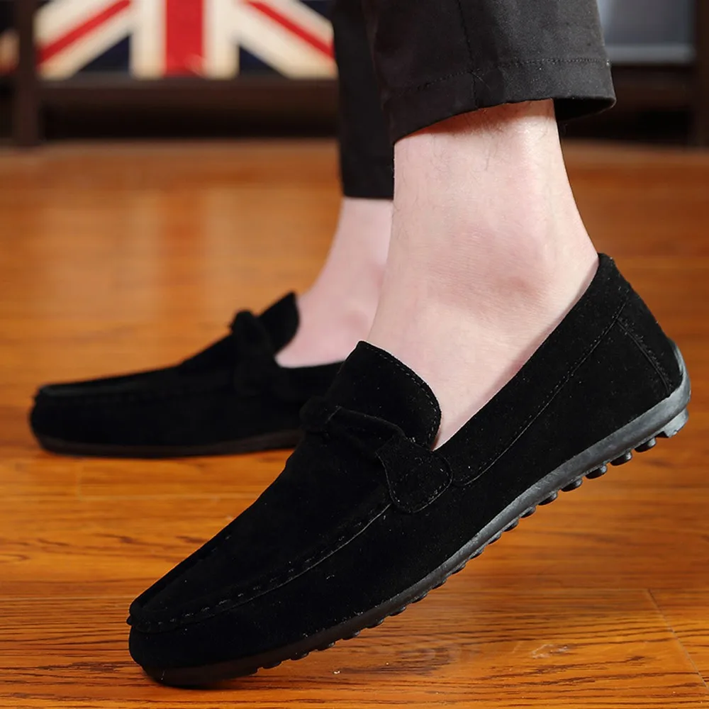 Men Flat Shoes Suede Beanie Lazy Men's Shoes 2018 Fashion Male Single Shoes Shallow Mouth Boat Shoes for Men
Men Flat Shoes Suede Beanie Lazy Men's Shoes 2018 Fashion Male Single Shoes Shallow Mouth Boat Shoes for Men