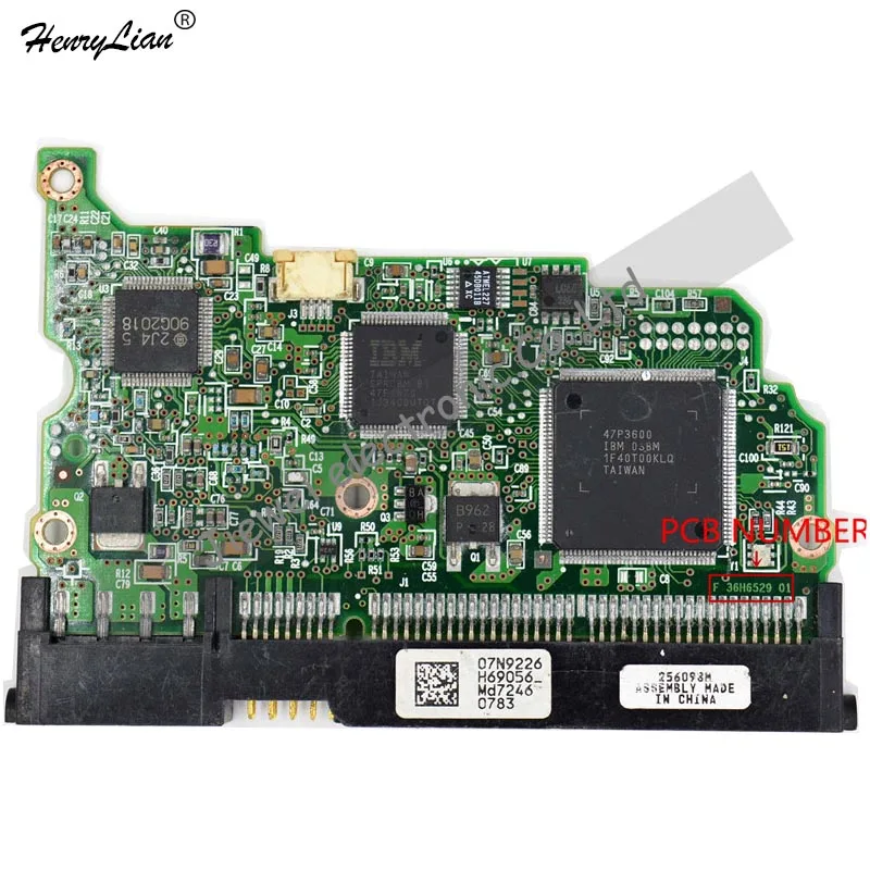 HDD PCB FOR /LOGIC BOARD/BOARD NUMBER: F 36H6529 01 MAIN CONTROLLER IC: 47P3600 /STICKERS:07N9226
HDD PCB FOR /LOGIC BOARD/BOARD NUMBER: F 36H6529 01 MAIN CONTROLLER IC: 47P3600 /STICKERS:07N9226