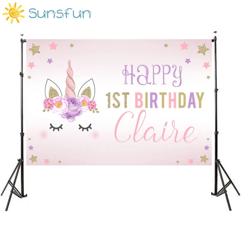 Sunsfun 7x5ft Photo Backdrops Birthday Pink Golden Stars Unicorn Rainbow Party Background Newborn Props Photo Studio Photobooth
Sunsfun 7x5ft Photo Backdrops Birthday Pink Golden Stars Unicorn Rainbow Party Background Newborn Props Photo Studio Photobooth
