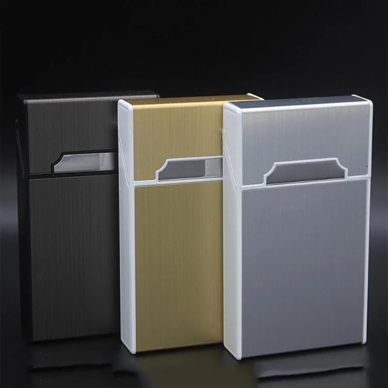 Korea Unisex Portable Metal Aluminium Cigarette Holder Case Box for Holding 20pcs Lady Cigarette Container with Magnet for Cigar
Korea Unisex Portable Metal Aluminium Cigarette Holder Case Box for Holding 20pcs Lady Cigarette Container with Magnet for Cigar