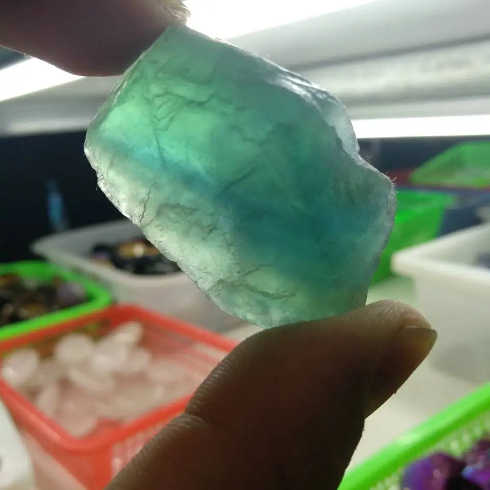 100g NATURAL SPECIMEN - (1) Green FLUORITE Rough Crystal w/Description -Healing Stone
100g NATURAL SPECIMEN - (1) Green FLUORITE Rough Crystal w/Description -Healing Stone