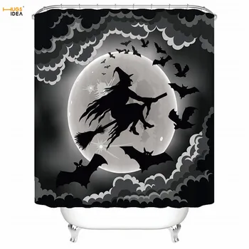 HUGSIDEA Bath Shower Curtains Halloween Night Funny and Scary Halloween Ghost Bat Pumpkin Bathroom Decor Waterproof Polyester
HUGSIDEA Bath Shower Curtains Halloween Night Funny and Scary Halloween Ghost Bat Pumpkin Bathroom Decor Waterproof Polyester