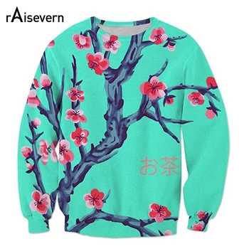 Raisevern Fashion Floral 3D Sweatshirt Peach Blossom Green Hoodie 3D Printing Pullovers Men Women Clothing Outfits Drop Shipping
Raisevern Fashion Floral 3D Sweatshirt Peach Blossom Green Hoodie 3D Printing Pullovers Men Women Clothing Outfits Drop Shipping
