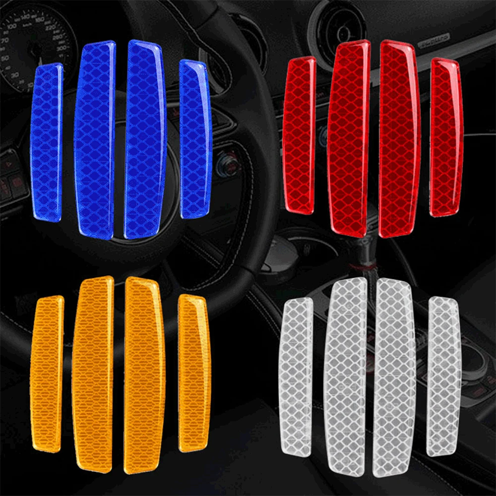 LEEPEE Reflective Tape Car Door Sticker Decal Safety Reflective Warning Strip Stickers Auto Accessory 4Pcs/set
LEEPEE Reflective Tape Car Door Sticker Decal Safety Reflective Warning Strip Stickers Auto Accessory 4Pcs/set