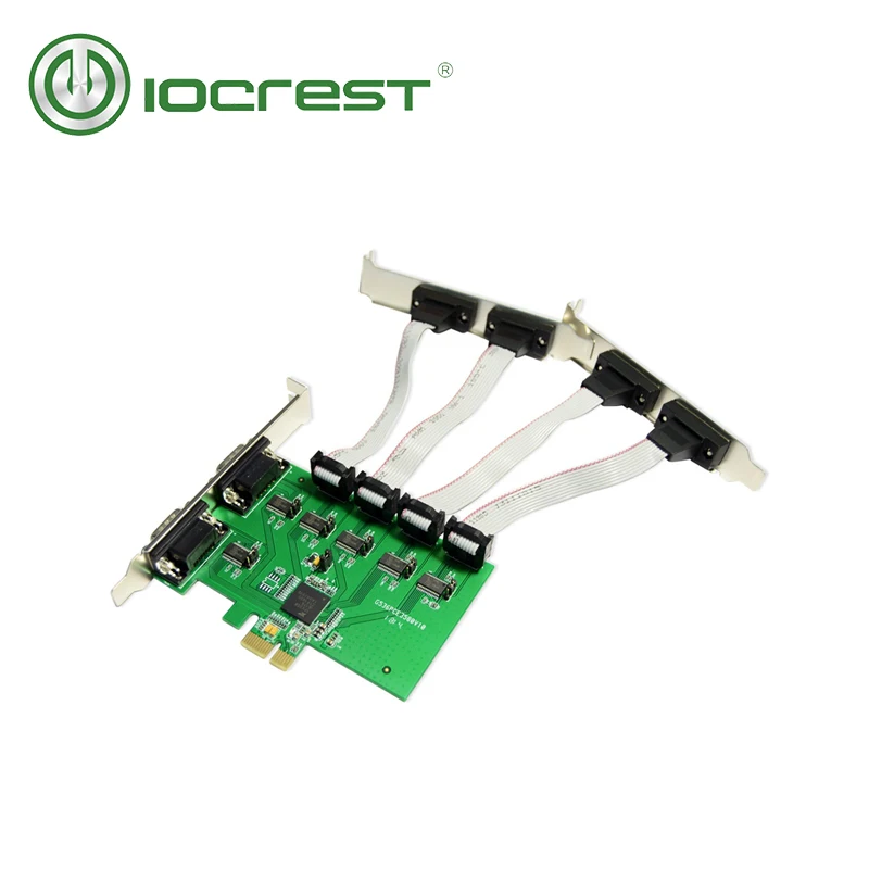 IOCREST PCI Express 6 Ports Serial port db9 controller card XR17V358 Chipset with fan out cable
IOCREST PCI Express 6 Ports Serial port db9 controller card XR17V358 Chipset with fan out cable