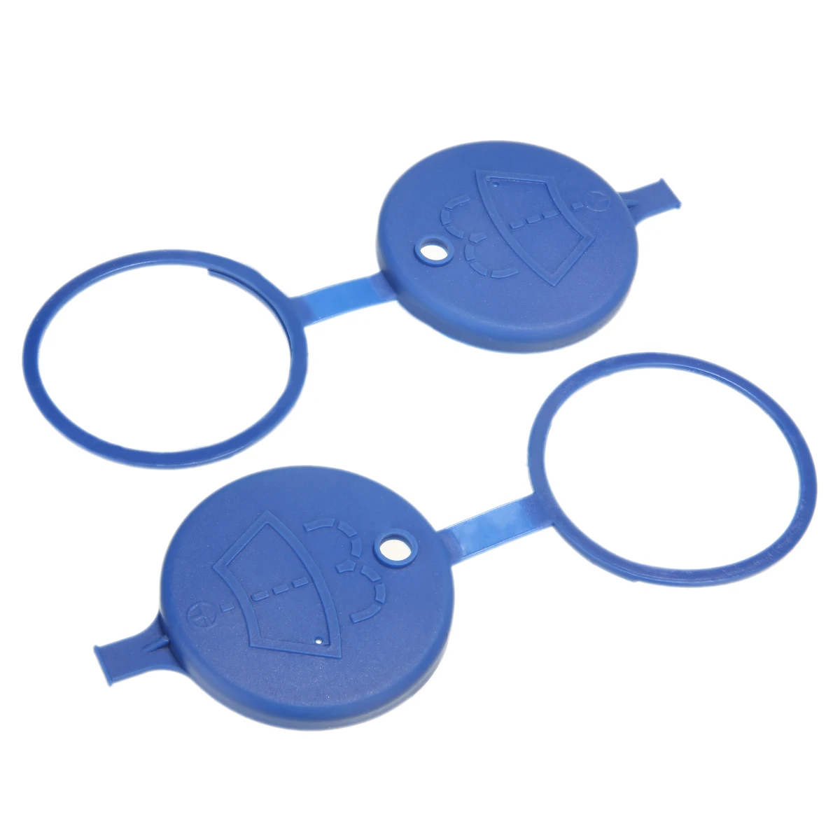For Peugeot For Citroen 2Pcs Windshield Wiper Washer Fluid Reservoir Tank Bottle Cap Fluid Filled Tube Cap
