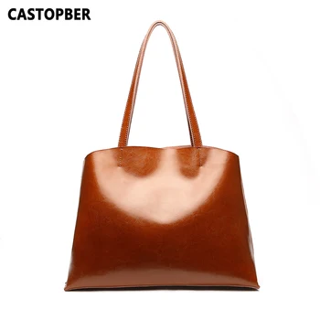 Vintage Tote Bags For Women Oil Wax Split Leather Shoulder Handbags European And American Style Ladies Famous Brand Large Bags
Vintage Tote Bags For Women Oil Wax Split Leather Shoulder Handbags European And American Style Ladies Famous Brand Large Bags