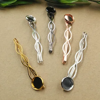 Multi-color Bobby Hairpins Blanks Findings 12mm Round Smooth Bezel Cameo Cabochons Bases DIY Hair Women's Bride Clips Making
Multi-color Bobby Hairpins Blanks Findings 12mm Round Smooth Bezel Cameo Cabochons Bases DIY Hair Women's Bride Clips Making