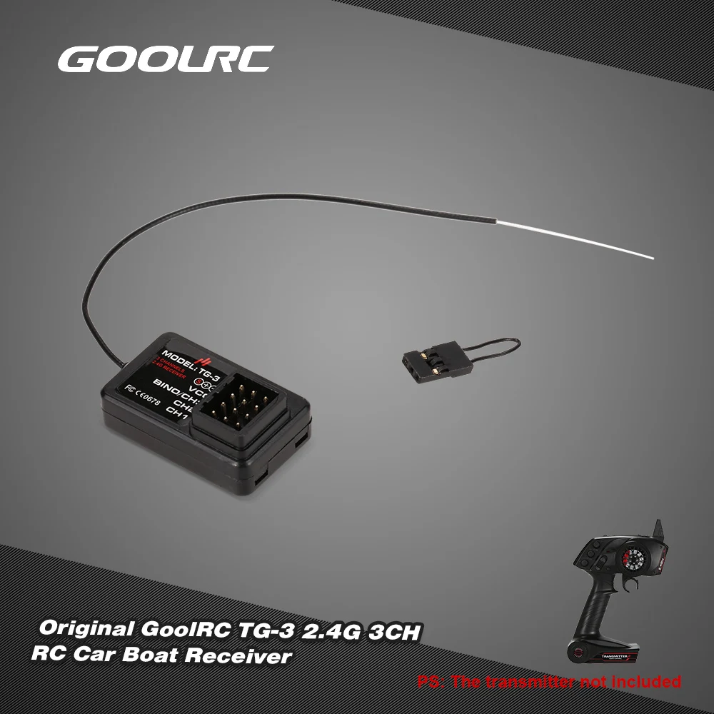 2pcs GoolRC TG-3 2.4G 3CH RC Boat Car Receiver for GoolRC TG3 AUSTAR AX5S Transmitter
2pcs GoolRC TG-3 2.4G 3CH RC Boat Car Receiver for GoolRC TG3 AUSTAR AX5S Transmitter