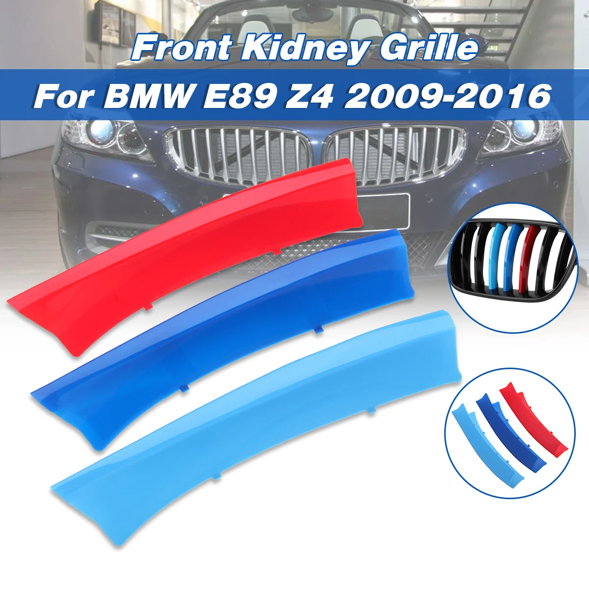 Grill Strips Front Grille Trim Sport Cover Motorsport Power Performance For BMW E89 Z4 2009 2010 2011 2012 2013 2014 2015 2016
Grill Strips Front Grille Trim Sport Cover Motorsport Power Performance For BMW E89 Z4 2009 2010 2011 2012 2013 2014 2015 2016