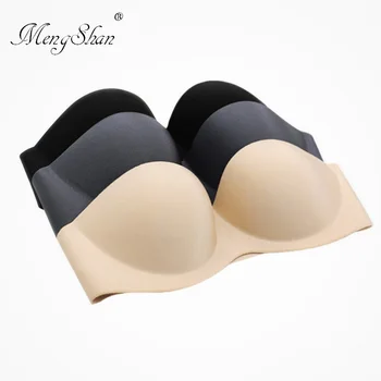 NuBra One-piece Strapless Trackless Underwear Woman Wedding dress Breast care Slip-proof glossy bra Thick and thin breaststicke
NuBra One-piece Strapless Trackless Underwear Woman Wedding dress Breast care Slip-proof glossy bra Thick and thin breaststicke