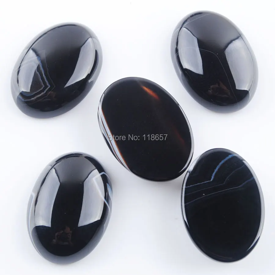 Free Shipping Natural Black Agates Gem Stone Oval Cabochon CAB No Drill Hole 18x25x7mm For Jewelry Finding 5PCS IU3213
Free Shipping Natural Black Agates Gem Stone Oval Cabochon CAB No Drill Hole 18x25x7mm For Jewelry Finding 5PCS IU3213