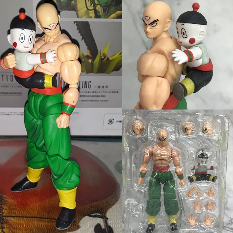 SHFiguarts Dragon Ball Z Tien Shinhan Chiaotzu Joint Movable Action Figure Collectible Model Toy Doll
SHFiguarts Dragon Ball Z Tien Shinhan Chiaotzu Joint Movable Action Figure Collectible Model Toy Doll