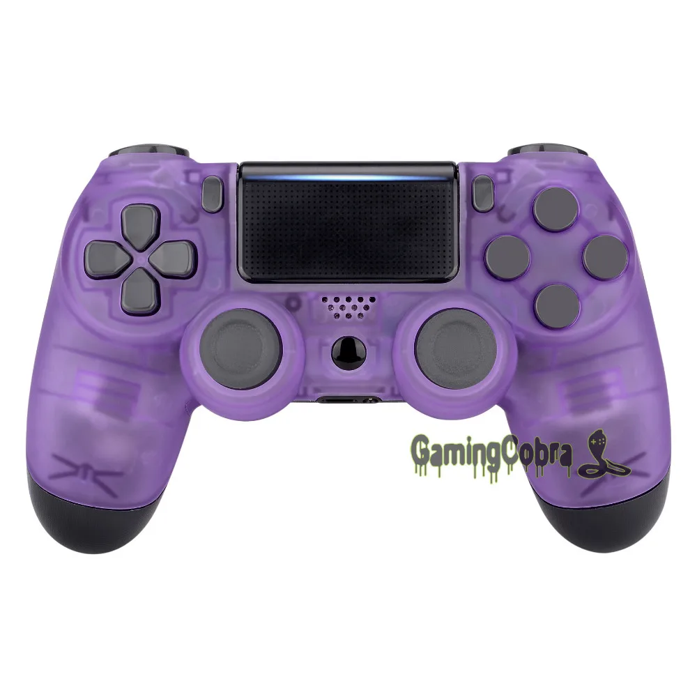 Foggy Clear Purple Soft Touch Faceplate Cover Upper Housing Shell Replacement KitFor PS4 Slim Pro Controller - SP4FM06X
Foggy Clear Purple Soft Touch Faceplate Cover Upper Housing Shell Replacement KitFor PS4 Slim Pro Controller - SP4FM06X