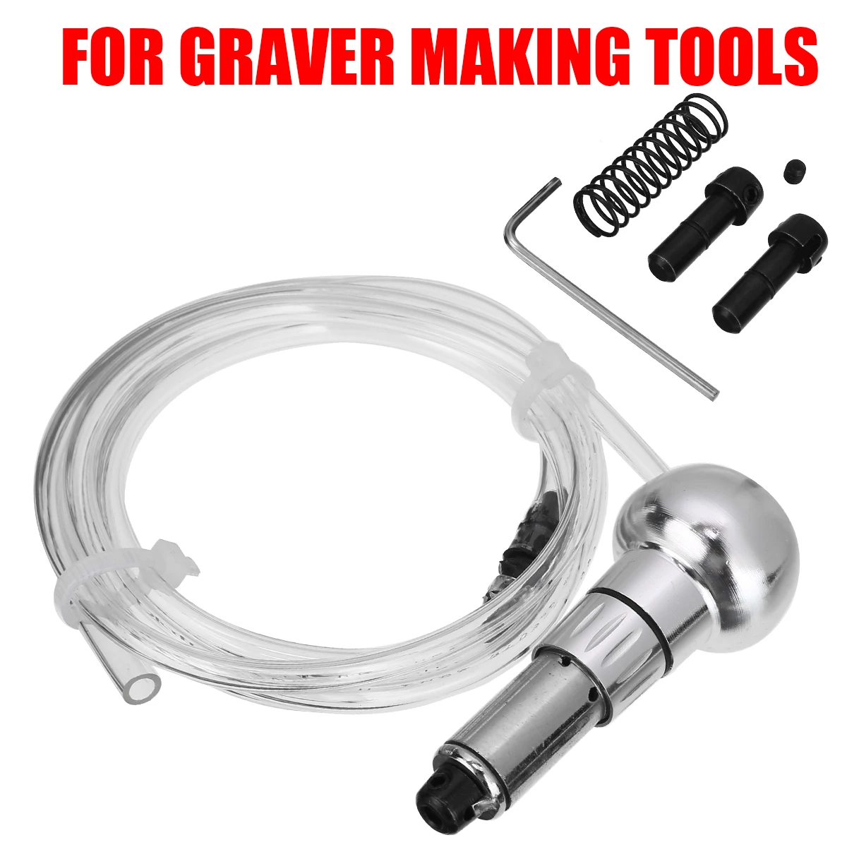 New Steel Graver Hand Piece For Engraving Machine Handle Pneumatic Air Jewelry Making Tools With Accessories
New Steel Graver Hand Piece For Engraving Machine Handle Pneumatic Air Jewelry Making Tools With Accessories
