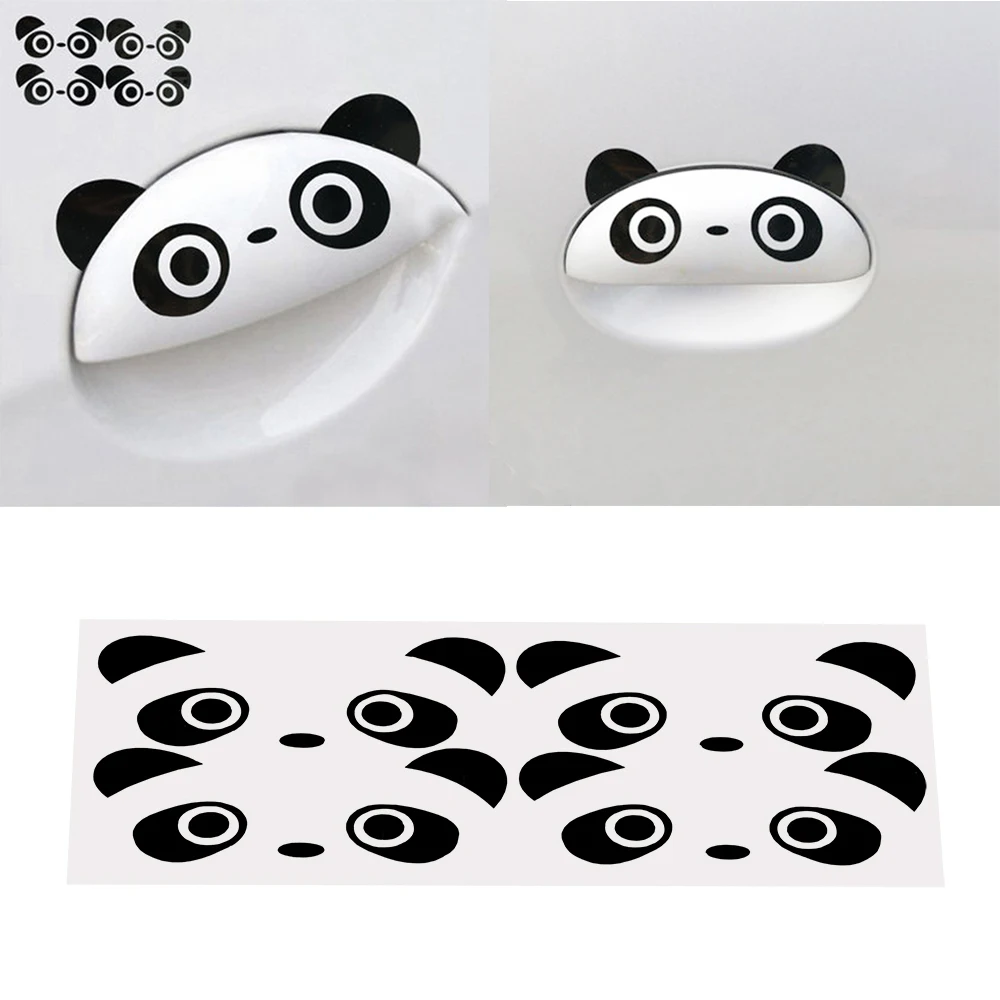 4pcs Car Sticker Panda Eyes Funny Sticker for Auto Handlebar Rearview Mirror Cute Car Doorknob Vinyl Decal Graphics Reflective
4pcs Car Sticker Panda Eyes Funny Sticker for Auto Handlebar Rearview Mirror Cute Car Doorknob Vinyl Decal Graphics Reflective
