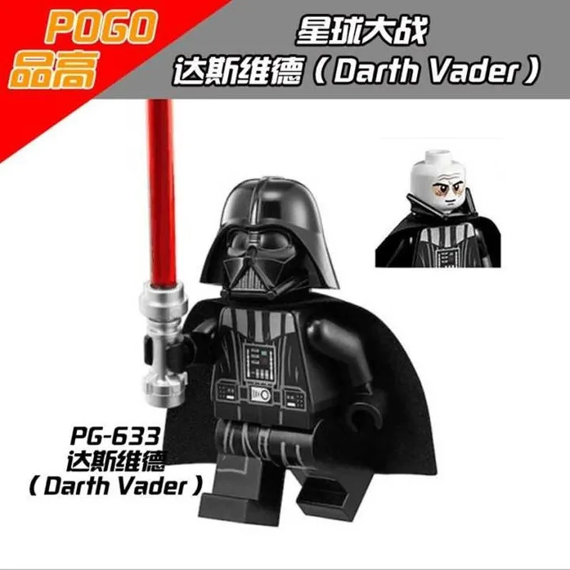 Single Sales PG633 Building Blocks Super Heroes Avengers Star Wars Darth Vader compatible with legoINGS Children Bricks toys
Single Sales PG633 Building Blocks Super Heroes Avengers Star Wars Darth Vader compatible with legoINGS Children Bricks toys