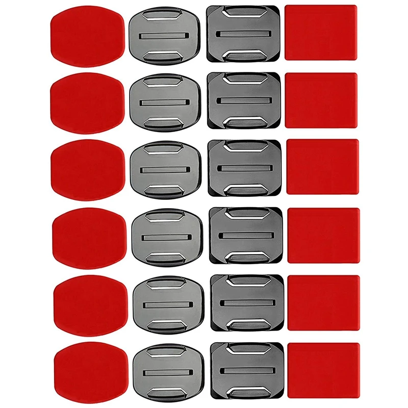 Helmet Accessories Kit Set 12x Surface Mounts + 12x Adhesive Stickers Sticker Pads for GoPro Hero 7/6/5/4/3+/3 Hero Session SJ
Helmet Accessories Kit Set 12x Surface Mounts + 12x Adhesive Stickers Sticker Pads for GoPro Hero 7/6/5/4/3+/3 Hero Session SJ