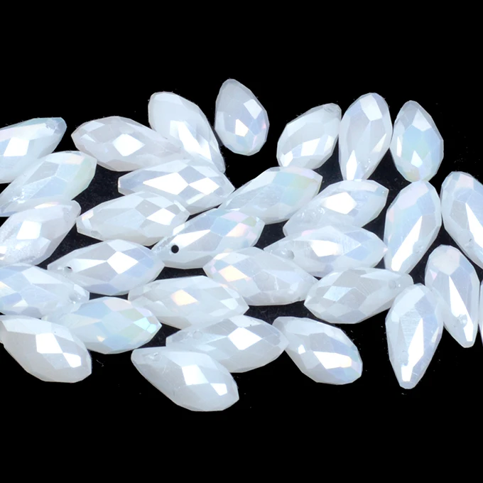 5x7MM/6x12MM White AB Oval Faceted Crystal Beads Briolette Teardrop Beads Water Drop Glass Beads For Jewelry Making DIY
5x7MM/6x12MM White AB Oval Faceted Crystal Beads Briolette Teardrop Beads Water Drop Glass Beads For Jewelry Making DIY