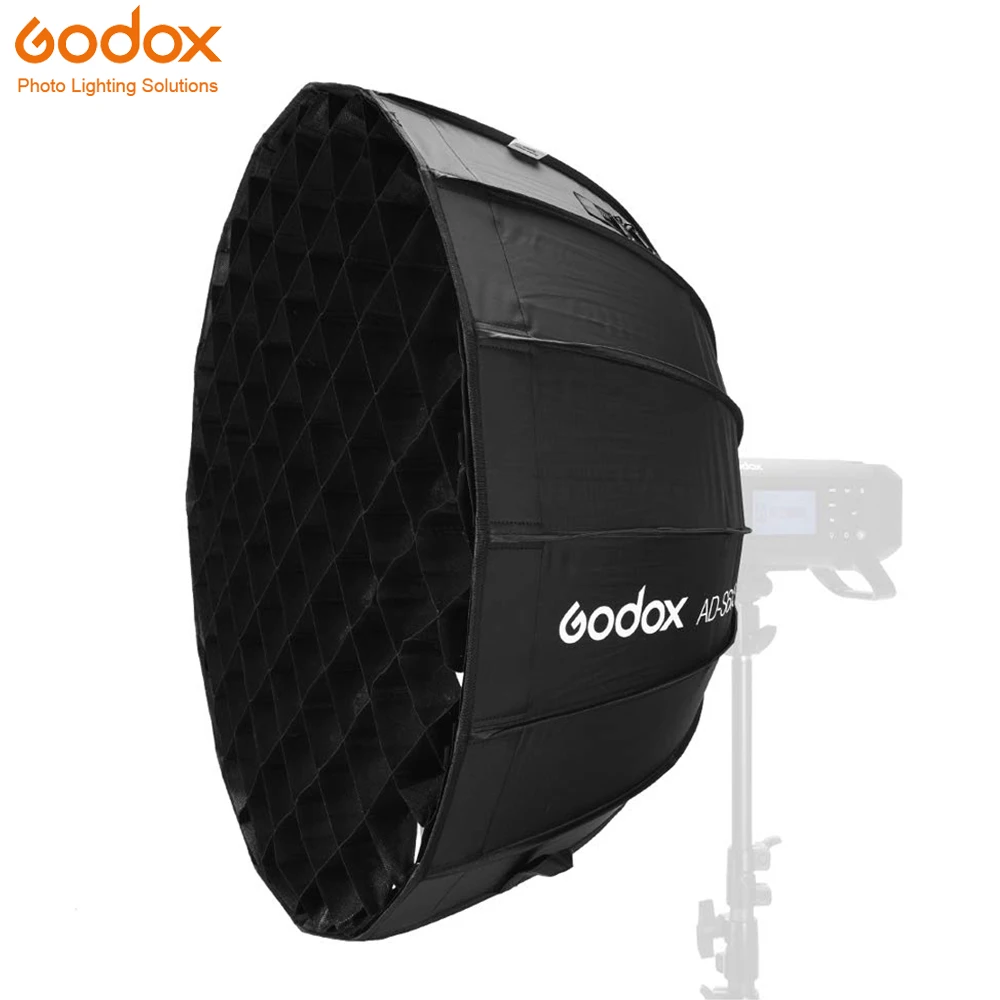 Godox 65cm AD-S65S built-in silver softbox with honeycomb grid Godox Mount softbox for AD400PRO flash
Godox 65cm AD-S65S built-in silver softbox with honeycomb grid Godox Mount softbox for AD400PRO flash