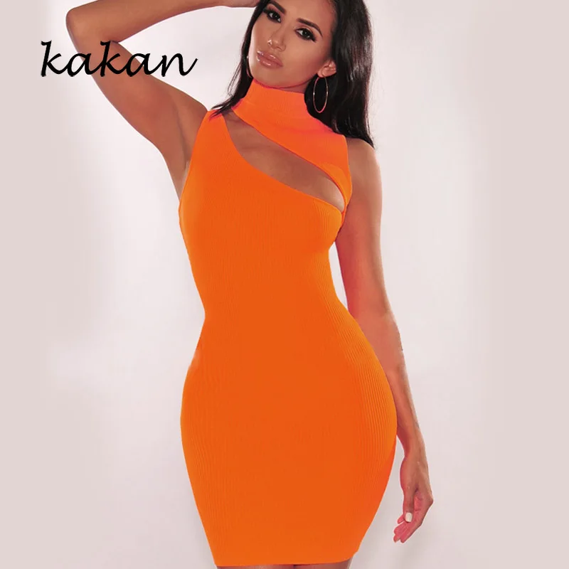 Kakan summer new women's sleeveless sexy dress sleeveless hollow Slim bag hip dress yellow orange black dress
Kakan summer new women's sleeveless sexy dress sleeveless hollow Slim bag hip dress yellow orange black dress