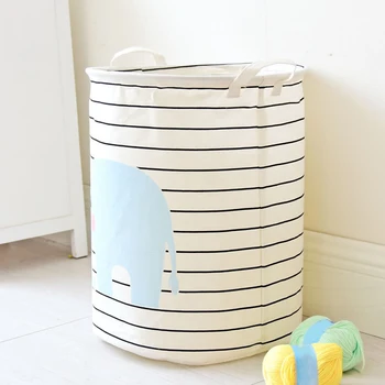 Laundry Basket Elephant Pattern Striped Laundry Hamper Storage Basket Home Decor J2Y
Laundry Basket Elephant Pattern Striped Laundry Hamper Storage Basket Home Decor J2Y