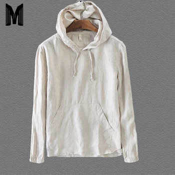 2019 New Men's Loose Linen Shirts Male Solid Color Cotton Linen T Shirts Men Casual Hooded White Flax T-Shirt M-3XL Y1719
2019 New Men's Loose Linen Shirts Male Solid Color Cotton Linen T Shirts Men Casual Hooded White Flax T-Shirt M-3XL Y1719