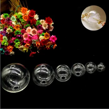 50pieces NEW Glass Mini Wish Bottle Glass Bubble Global Vial with Two Hole on Each Side DIY Glass Cover Clear Pendant Jewelry
50pieces NEW Glass Mini Wish Bottle Glass Bubble Global Vial with Two Hole on Each Side DIY Glass Cover Clear Pendant Jewelry