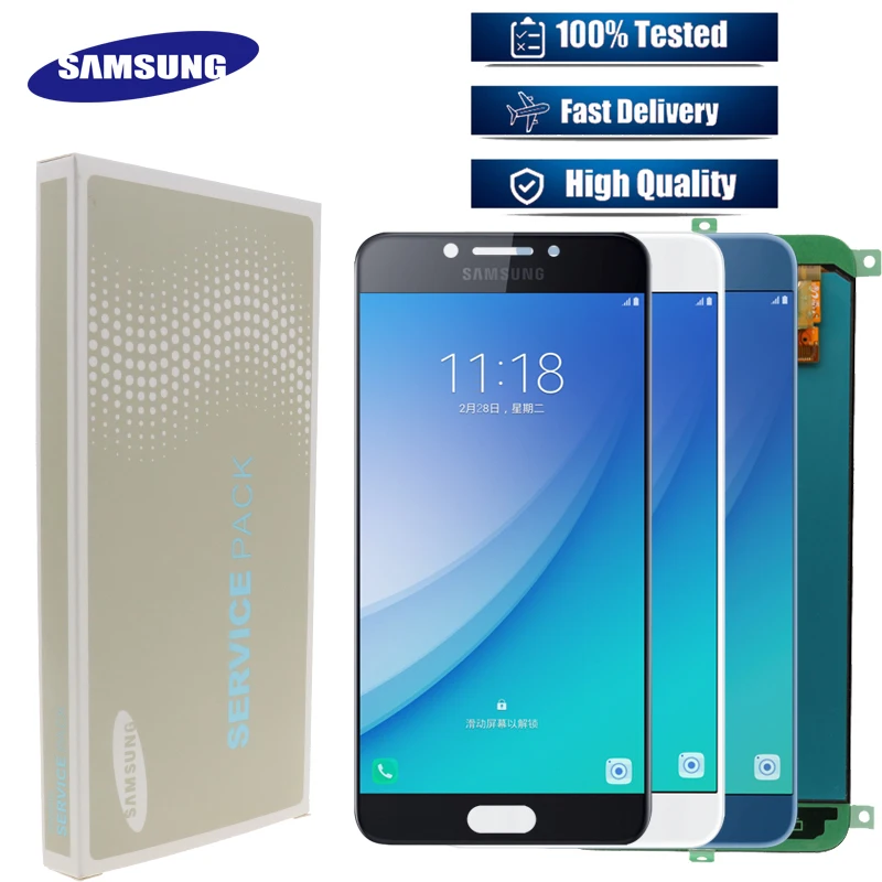 New Original 5.2'' Display Screen For Samsung galaxy c5 pro c5010 lcd display with touch screen digitizer assembly replacement
New Original 5.2'' Display Screen For Samsung galaxy c5 pro c5010 lcd display with touch screen digitizer assembly replacement
