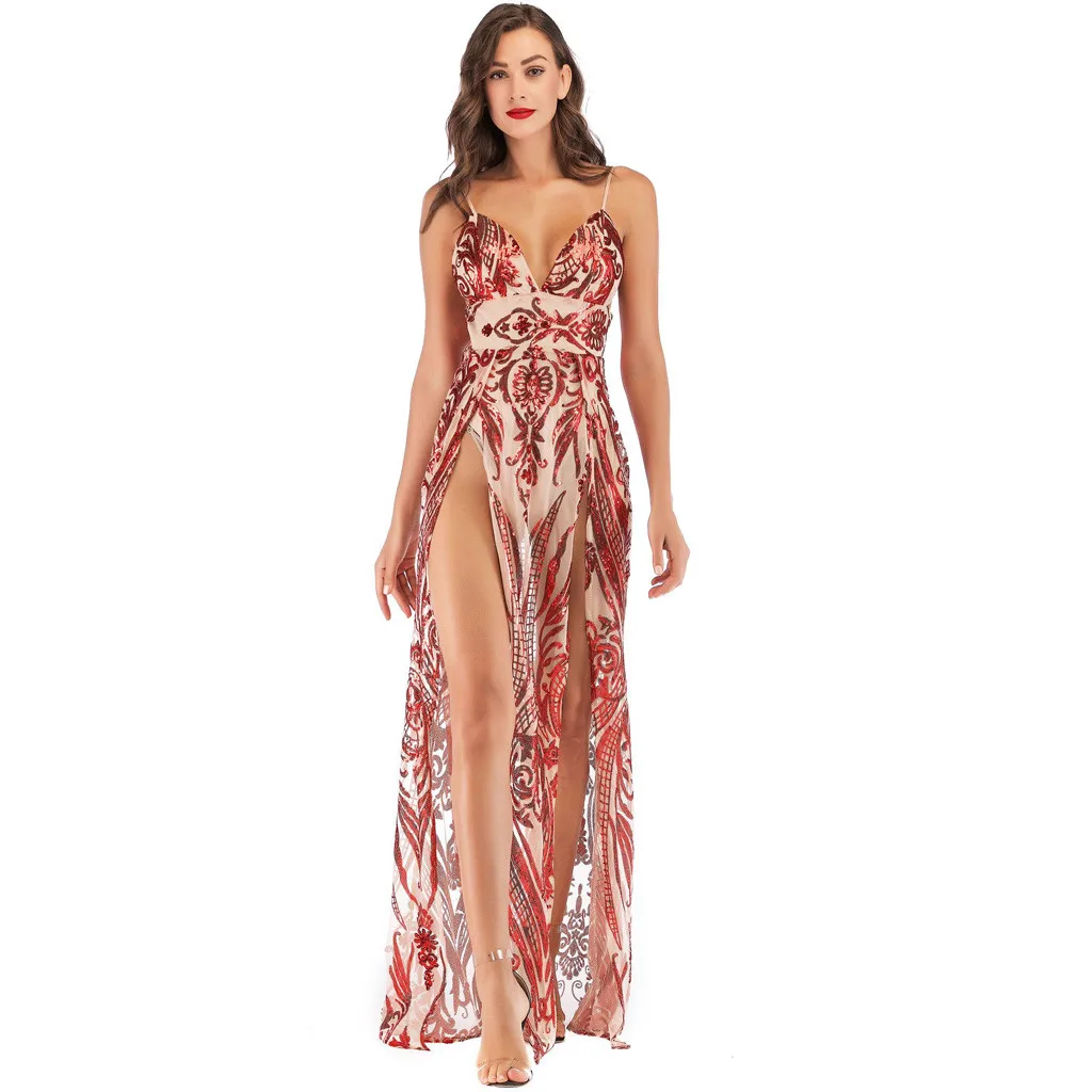 Summer Dress Women Party Nigh Red Print Party Long Dress Sleeveless Deep V Neck Sexy Dresses Sexy Elegant Women Clothes
Summer Dress Women Party Nigh Red Print Party Long Dress Sleeveless Deep V Neck Sexy Dresses Sexy Elegant Women Clothes