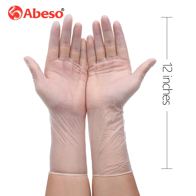 100 Pcs Wholesale Lengthen 12 inches PVC Disposable Rubber Gloves Thick Duable Household Waterproof Industrial Gloves
100 Pcs Wholesale Lengthen 12 inches PVC Disposable Rubber Gloves Thick Duable Household Waterproof Industrial Gloves