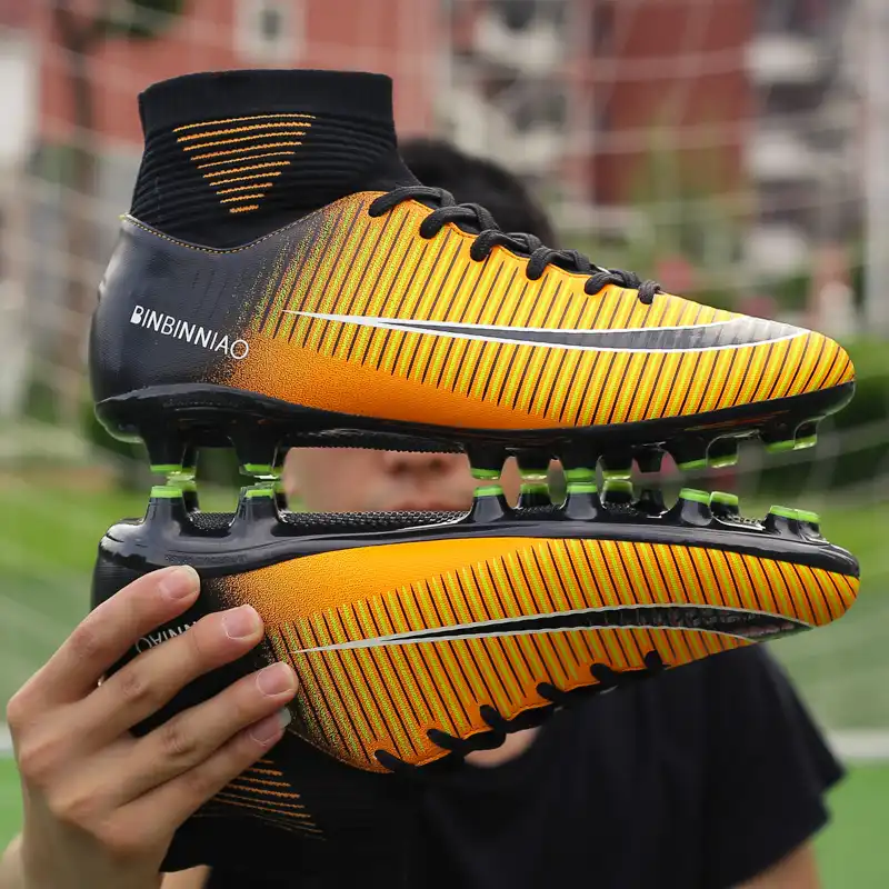 Ankle High Tops Soccer Cleats Boots Football Boots Long Spikes
