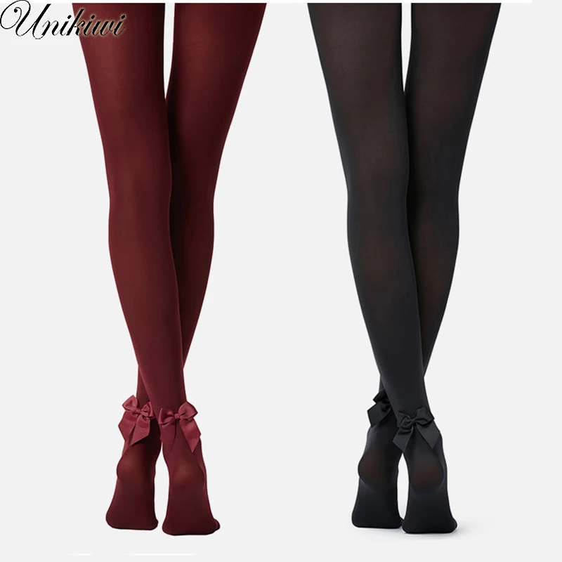 UNIKIWI.Autumn Winter Women's Tights 120D Velvet Bowknot Stockings.Chic Ladies Bow Pantyhose Female Solid Color Stocking Hosiery
UNIKIWI.Autumn Winter Women's Tights 120D Velvet Bowknot Stockings.Chic Ladies Bow Pantyhose Female Solid Color Stocking Hosiery