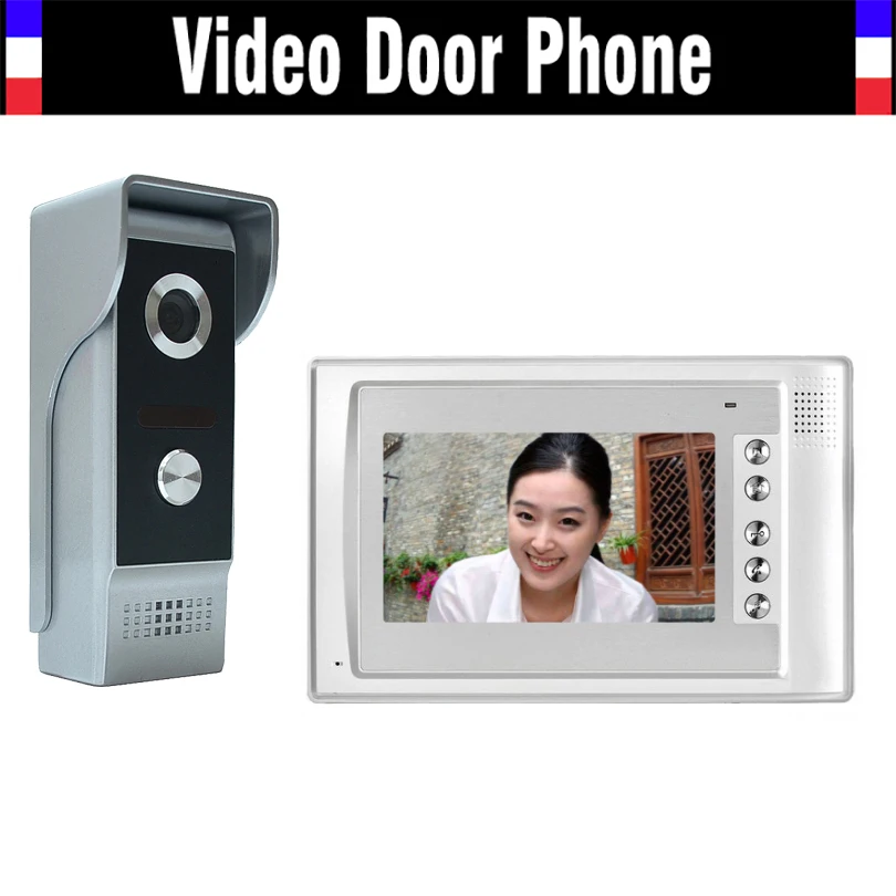 7" LCD Monitor video doorbell Intercom System IR Night Vision Alloy Door Camera Video Door Phone Kit 1 Monitor 1 Camera Kit
7" LCD Monitor video doorbell Intercom System IR Night Vision Alloy Door Camera Video Door Phone Kit 1 Monitor 1 Camera Kit