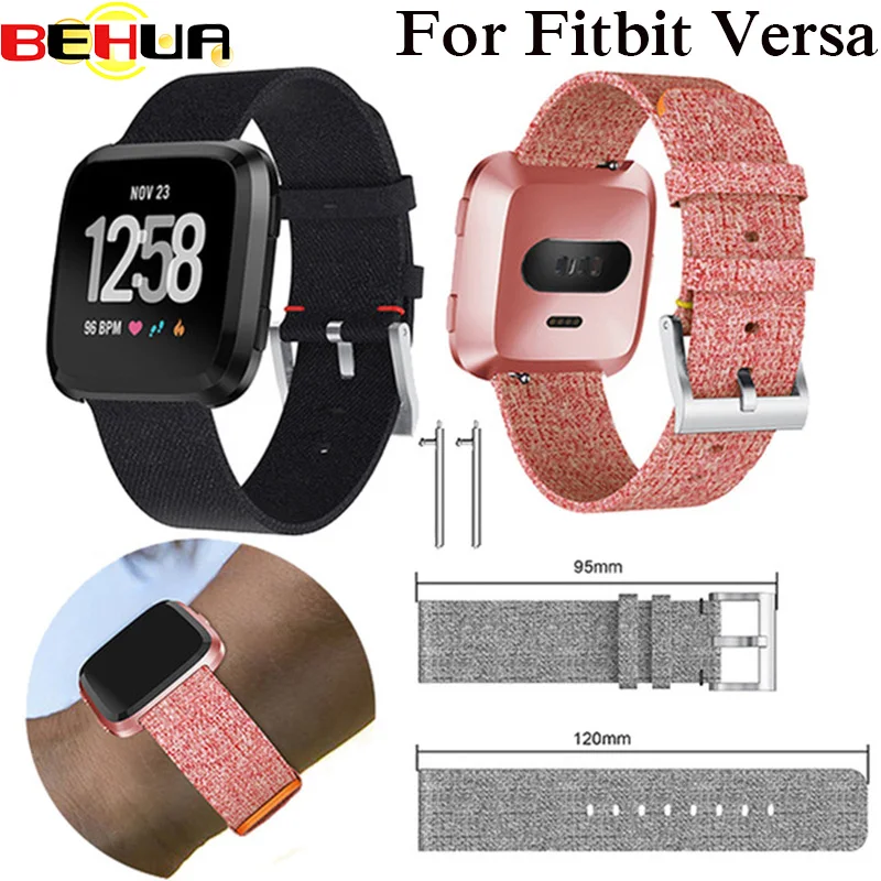 Nylon Canvas bracelet Watch Band Straps With Buckle Connector Wrist band For Fitbit versa Strap Smartwatch Band Sport Smartband
Nylon Canvas bracelet Watch Band Straps With Buckle Connector Wrist band For Fitbit versa Strap Smartwatch Band Sport Smartband