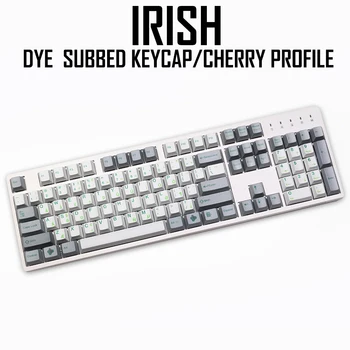 cherry profile Dye Sub Keycap Set PBT plastic green Irish layout white grey colorway for gh60 xd64 xd84 xd96 tada68 87 104
cherry profile Dye Sub Keycap Set PBT plastic green Irish layout white grey colorway for gh60 xd64 xd84 xd96 tada68 87 104