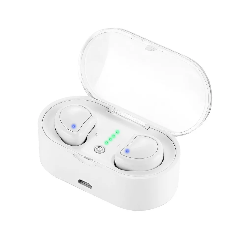 Mini True Wireless Earphones Bluetooth Twins Earbuds Stereo In-Ear Headsets Sports Earbuds with Portable Charger Box
Mini True Wireless Earphones Bluetooth Twins Earbuds Stereo In-Ear Headsets Sports Earbuds with Portable Charger Box