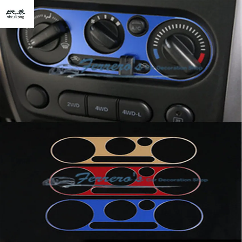 1PC Aluminum Alloy Car Stickers Styling for Suzuki Jimny Air Conditioning Switch Panel Decoration Cover Sequins
1PC Aluminum Alloy Car Stickers Styling for Suzuki Jimny Air Conditioning Switch Panel Decoration Cover Sequins