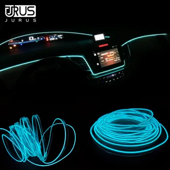 JURUS 5M Car Interior Ambient Light El Cold Neon Light For Car Wire Line Dashboard Led Strip 12V Cigarette Lighter Inverter
JURUS 5M Car Interior Ambient Light El Cold Neon Light For Car Wire Line Dashboard Led Strip 12V Cigarette Lighter Inverter