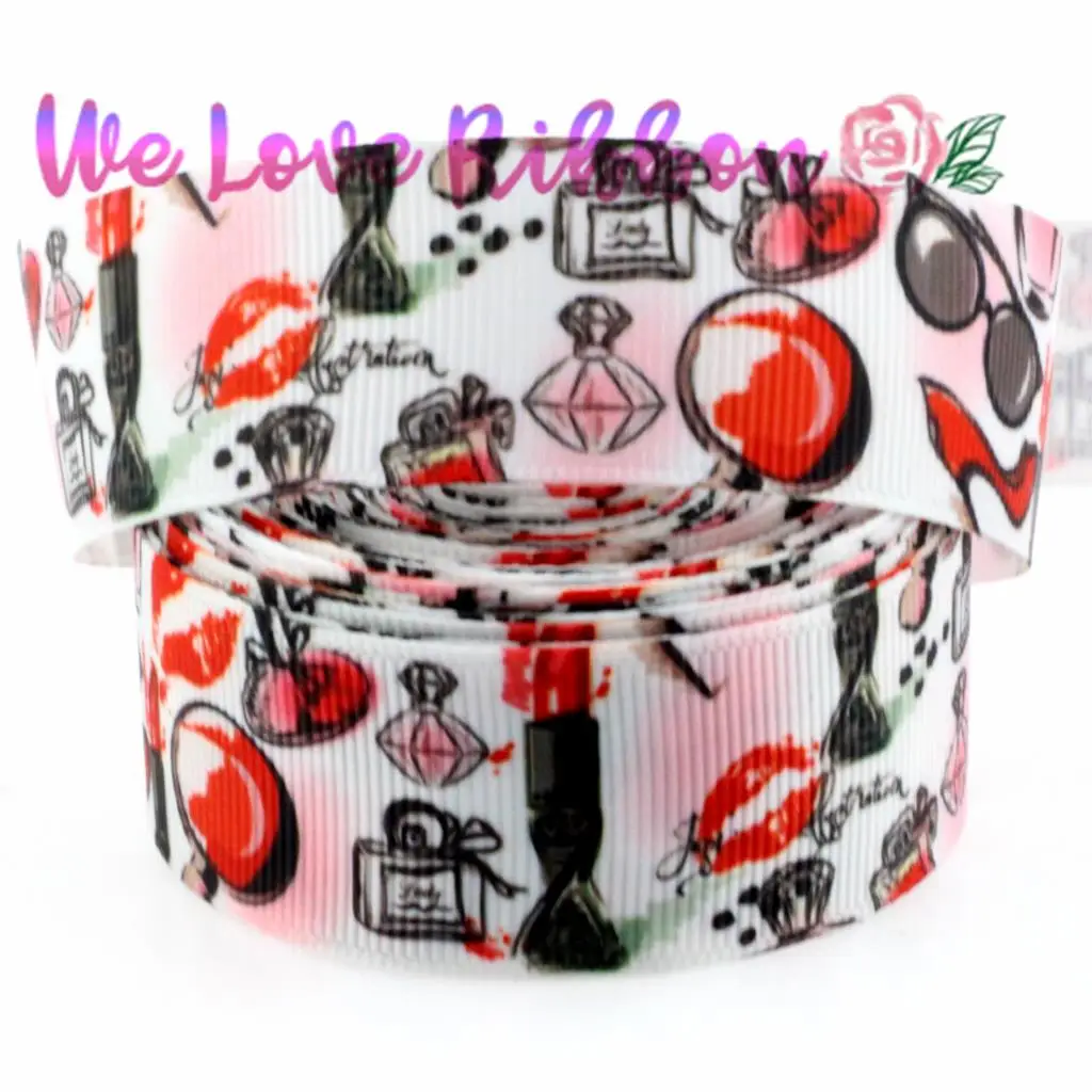 1" 25mm Perfume&Lipstick Kinds of Fashion Patterns Printed Grosgrain Ribbon DIY Party Webbings 10yards/roll MD170906-75-8465
1" 25mm Perfume&Lipstick Kinds of Fashion Patterns Printed Grosgrain Ribbon DIY Party Webbings 10yards/roll MD170906-75-8465