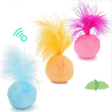 Sound catnip toys ball hair ring bell feather teaser cat toys pet cat supplies Kitten Play Interactive Fun Toy Cat Teaser
