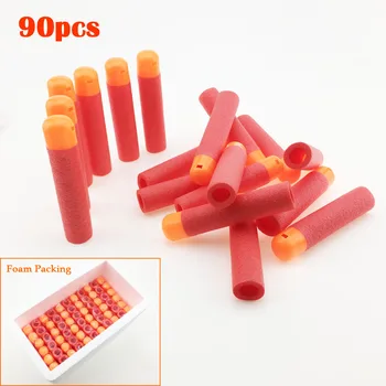 90pcs/Lot 9.5x2cm For NERF Soft Darts Bullets for N-Strike Kids Toys Gun Bullets With Whistle Sound Soft Drat Head
90pcs/Lot 9.5x2cm For NERF Soft Darts Bullets for N-Strike Kids Toys Gun Bullets With Whistle Sound Soft Drat Head