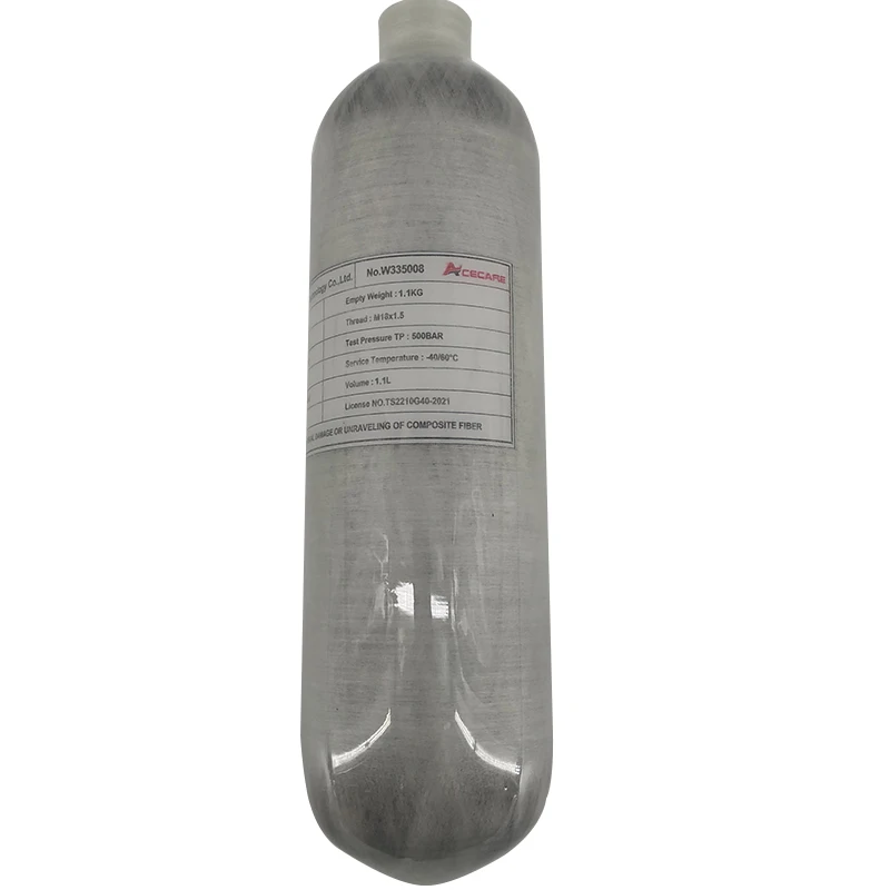 AC3011 Air Rifle 1.1L 30Mpa Hpa Carbon Fiber Tank 4500psi Pcp Paintball Cylinder M18*1.5 For Hunting Airgun Refilling Acecare
AC3011 Air Rifle 1.1L 30Mpa Hpa Carbon Fiber Tank 4500psi Pcp Paintball Cylinder M18*1.5 For Hunting Airgun Refilling Acecare
