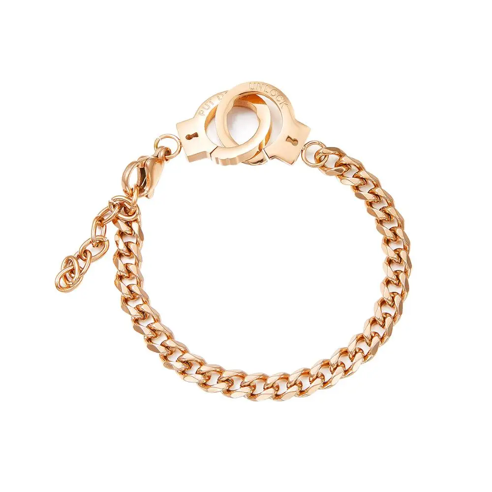 Punk Steel/Rose Gold Color Handcuffs Bracelet Bangles For Women Charm Stainless Steel girl Hand Jewelry Gift Dropshipping
Punk Steel/Rose Gold Color Handcuffs Bracelet Bangles For Women Charm Stainless Steel girl Hand Jewelry Gift Dropshipping