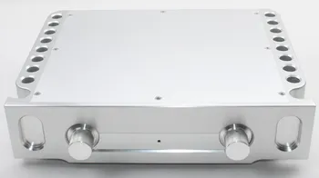 D-039 CNC All Aluminum Chassis Case Box Cabinet for DIY Audio Power Amplifier 270mm*360mm*86mm 270*360*86mm
D-039 CNC All Aluminum Chassis Case Box Cabinet for DIY Audio Power Amplifier 270mm*360mm*86mm 270*360*86mm