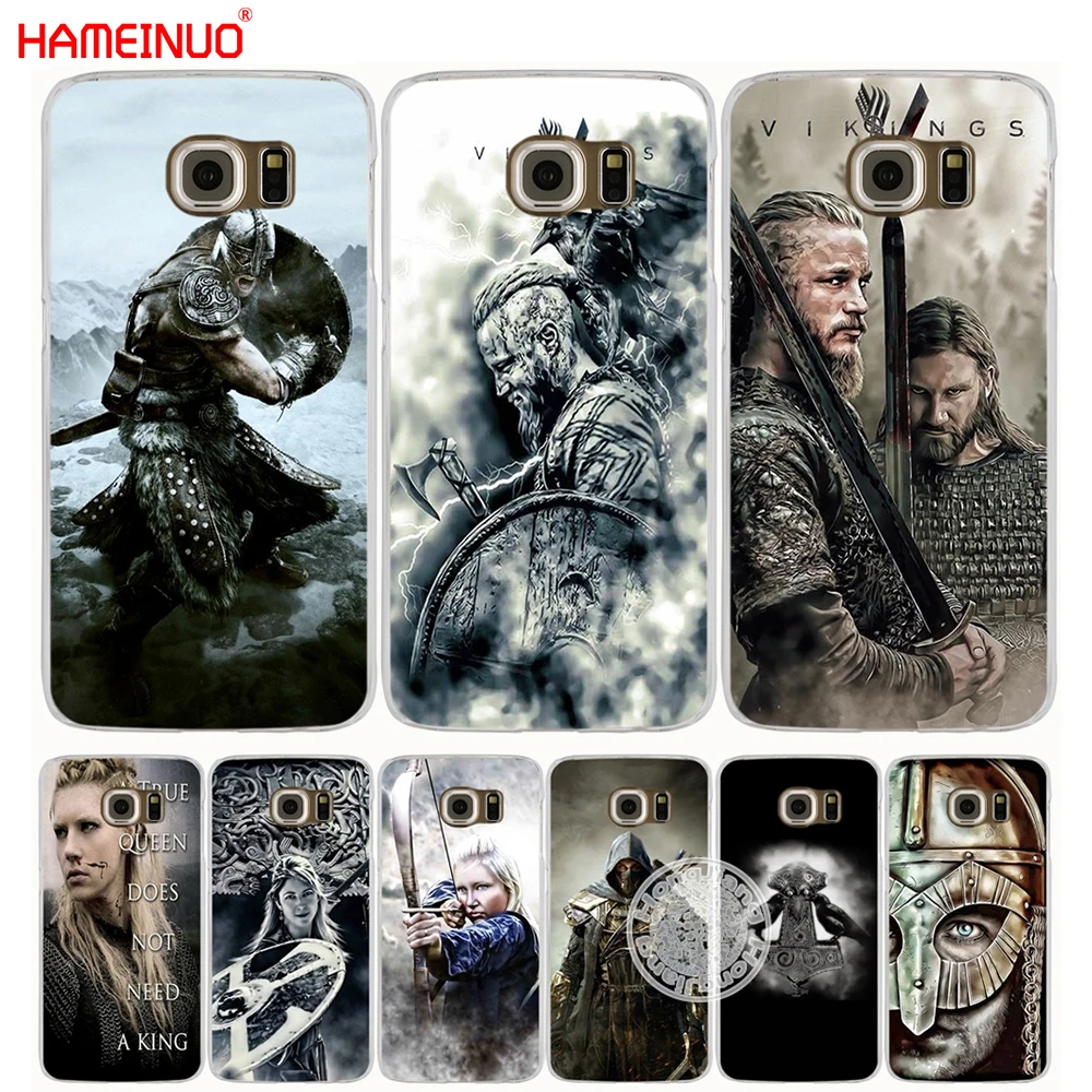 HAMEINUO vikings Ragnar Lothbrok 5 чехол для сотового телефона Samsung Galaxy S7 edge PLUS S8 S6 S5 S4 S3 MINI |