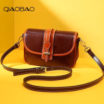 QIAOBAO Fashion Women Handbags Genuine Leather Flap Bag Patchwork Hasp Crossbody Bag Shoulder Bag Lady Simple Style Hand Bags
QIAOBAO Fashion Women Handbags Genuine Leather Flap Bag Patchwork Hasp Crossbody Bag Shoulder Bag Lady Simple Style Hand Bags