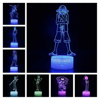 One Piece 7 Colors Changing Table Action Figures Lamp 3D USB Led Illusion Desk Light Luffy Zoro Nami model toys Christmas Gift
One Piece 7 Colors Changing Table Action Figures Lamp 3D USB Led Illusion Desk Light Luffy Zoro Nami model toys Christmas Gift